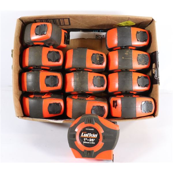 1 BOX OF TAPE MEASURES-12 PCS