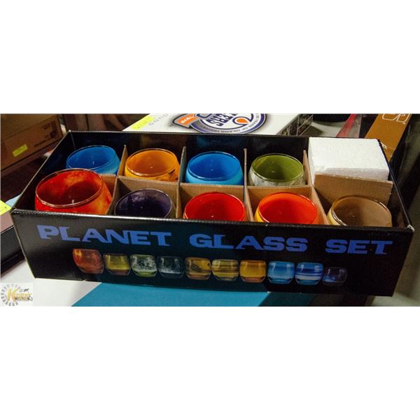 SOLAR SYSTEM DRINKING GLASSES