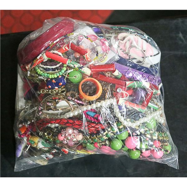 LARGE BAG OF VINTAGE JEWELRY