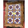 Image 1 : PORCELAIN TILE DUTCH COFFEE SERVING TRAY