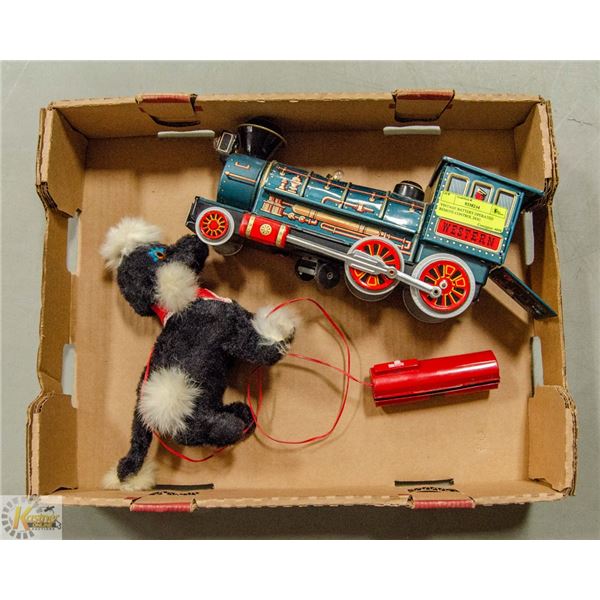 VINTAGE BATTERY OPERATED REMOTE CONTROL DOG