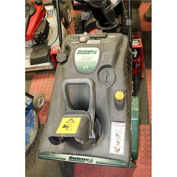 BOLENS 5 HORSE POWER ELECTRIC SNOW BLOWER