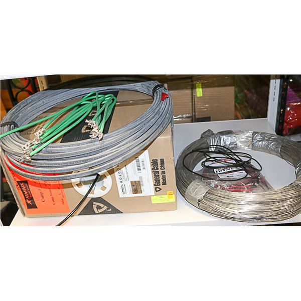 GROUND CABLE SELF HEATING CABLE AND RG6 COAX CABLE