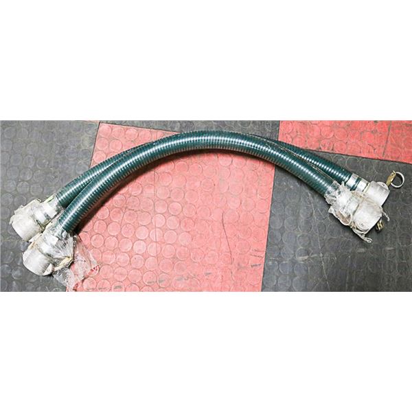 2 THREE FOOT SEGMENTS OF 1/2"C WATER LINE HOSE