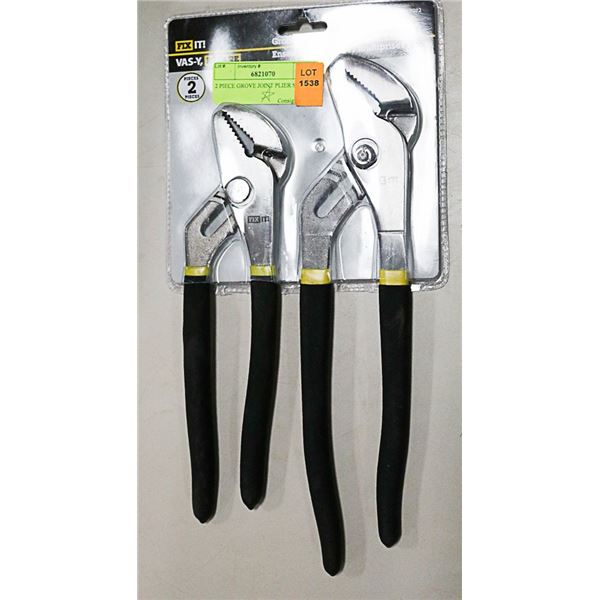 2 PIECE GROUP JOINT PLIER SET