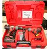 Image 1 : MILWAUKEE DRILL CASE WITH CHARGER