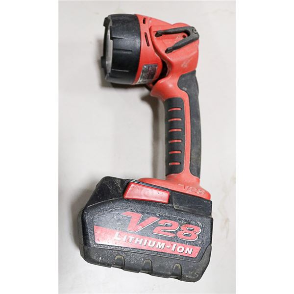 MILWAUKEE HAND LAMP WITH BATTERY NOT CHARGED