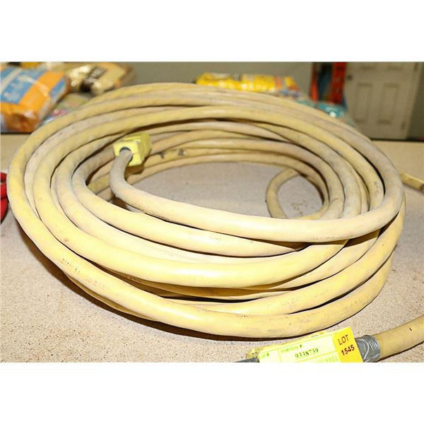 HEAVY DUTY 3 PRONG YELLOW EXTENSION CORD