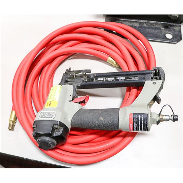 120 PSI PORTER CABLE AIR NAILER WITH AIRLINE