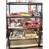 Image 1 : BLACK 5 SHELF WAREHOUSE STYLE SHELVING