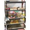 Image 1 : 5 SHELF BLACK WAREHOUSE STYLE SHELVING