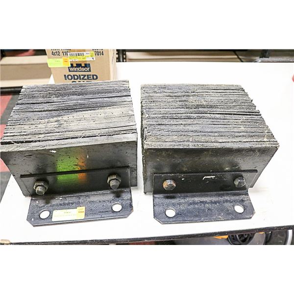 2 WAREHOUSE DOCK BUMPERS