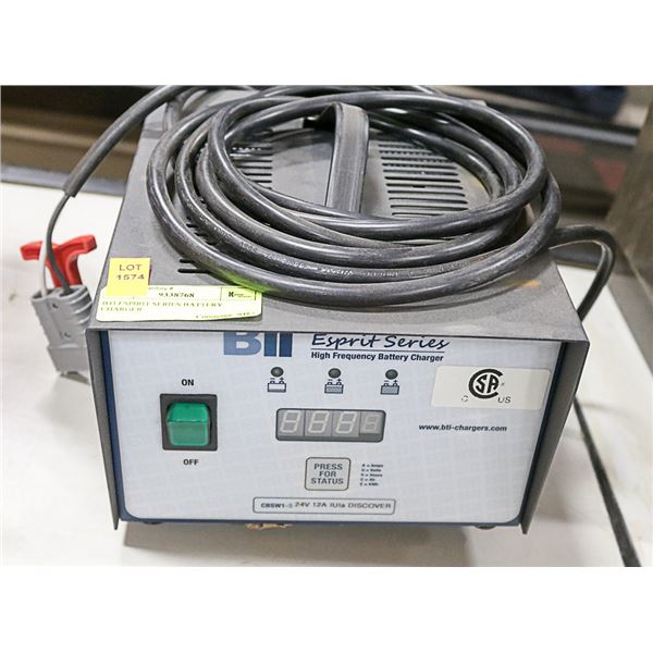 BTI ESPIRIT SERIES BATTERY CHARGER