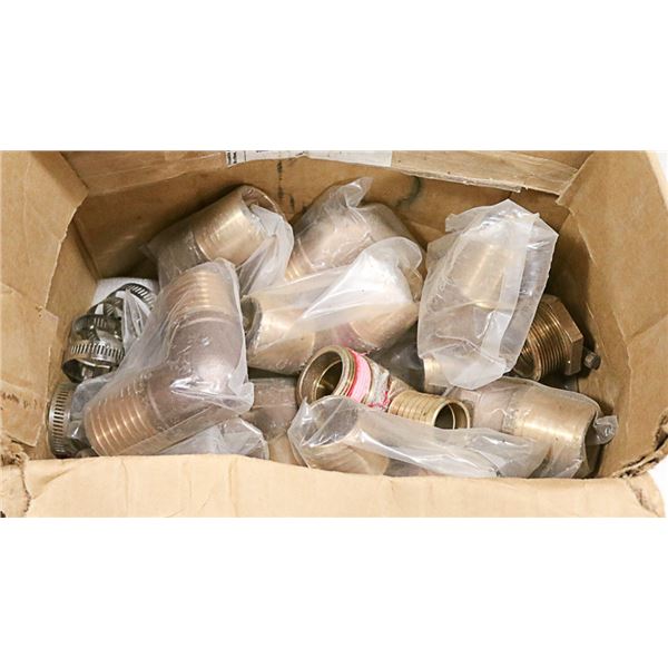 BOX LOT OF ANGLED PIPE SEGMENTS