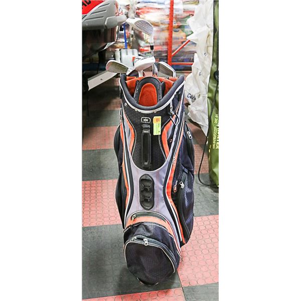 OGIO GOLF BAG W/ ASSORTED RAM SDX CLUBS