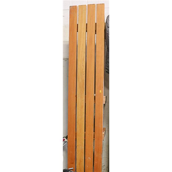 PINE WALL MOUNT BENCH