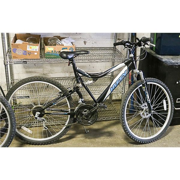 HUFFY "TUNDRA" DUAL SUSPENSION 18-SPEED