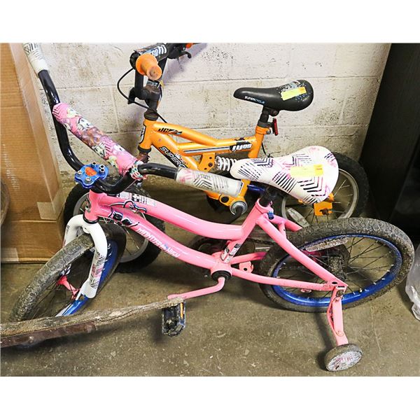 MONSTER HIGH KIDS BIKE WITH TRAINING WHEELS