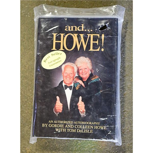 AND HOWE AUTOBIOGRAPHY AUTOGRAPHED