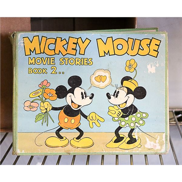 MICKEY MOUSE MOVIE STORIES BOOK 2 COPYRIGHT 1934