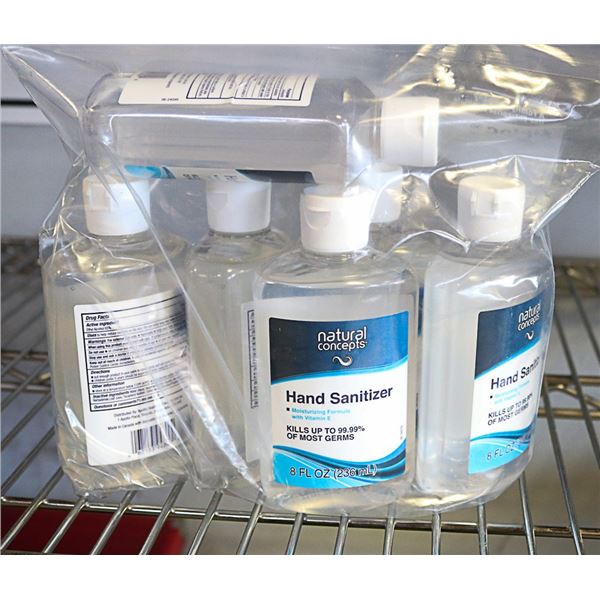 6 NATURAL CONCEPTS HAND SANITIZER