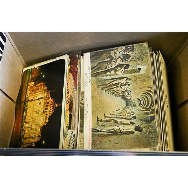 BOX OF EARLY POSTCARDS - MEXICO