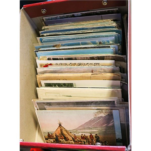 BOX OF EARLY 20TH CENTURY GREETING POSTCARDS