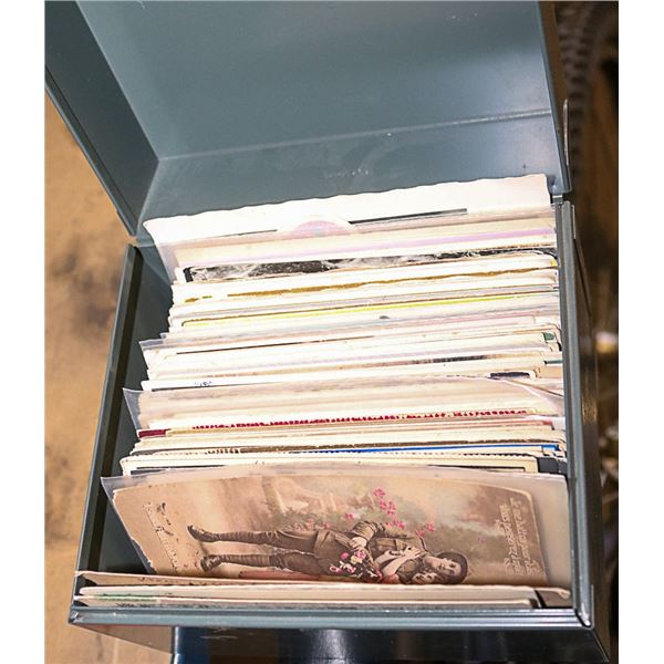 BOX OF MISCELLANEOUS EARLY POSTCARDS - 2