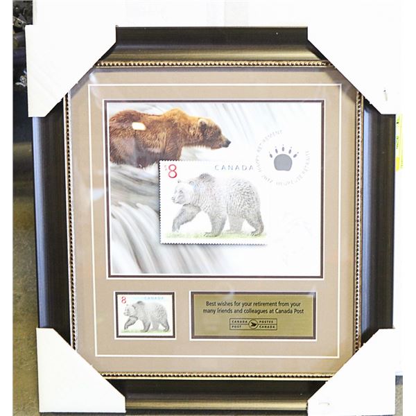 FRAMED COLLECTIBLE ITEM CANADA POST 2017