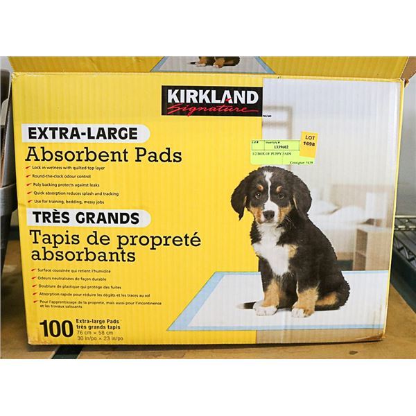 1/2 BOX OF PUPPY PADS