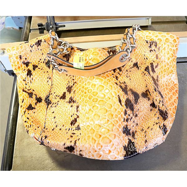 SNAKE SKIN TOTE
