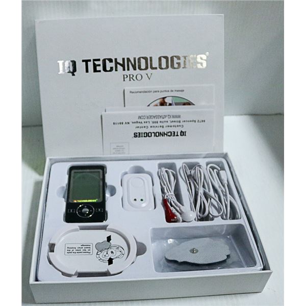 IQ TECHNOLOGIES PRO V MASSAGER TENS MACHINE