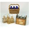 Image 1 : THREE MILK AND WINE CARRYING CRATES