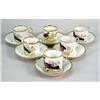 Image 2 : SIX EXOTIC-BIRD DECORATED CUPS AND SAUCERS