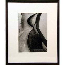 A FRAMED SILVER PRINT