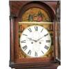 Image 3 : A GEORGE III INLAID MAHOGANY TALL CASE CLOCK