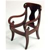 Image 1 : A MAHOGANY QUEEN ANNE CHILD`S CHAIR