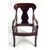 Image 3 : A MAHOGANY QUEEN ANNE CHILD`S CHAIR