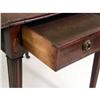 Image 6 : A GEORGIAN HIGHLY FIGURED CROTCH MAHOGANY DROP-LEAF TABLE