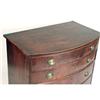 Image 2 : A FEDERAL INLAID MAHOGANY BOWFRONT CHEST OF DRAWERS