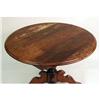 Image 3 : A VICTORIAN WALNUT DROP LEAF TABLE WITH DRAWER