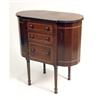 Image 1 : A MAHOGANY PARQUETRY-INLAID SEWING CABINET