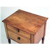 Image 2 : A FEDERAL CHERRYWOOD TWO-DRAWER STAND