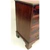 Image 2 : A GEORGE III WALNUT CHEST OF DRAWERS