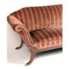 Image 4 : A FEDERAL STYLE CARVED MAHOGANY SETTEE