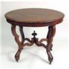 Image 1 : A VICTORIAN WALNUT OVAL TABLE