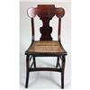 Image 2 : A FEDERAL FIGURED-MAPLE CANE-SEAT SIDE CHAIR