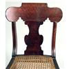 Image 3 : A FEDERAL FIGURED-MAPLE CANE-SEAT SIDE CHAIR