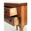 Image 3 : AN EMPIRE TWO-DRAWER WORK TABLE