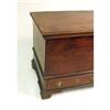 Image 3 : A PINE AND WALNUT LIFT-TOP BLANKET CHEST